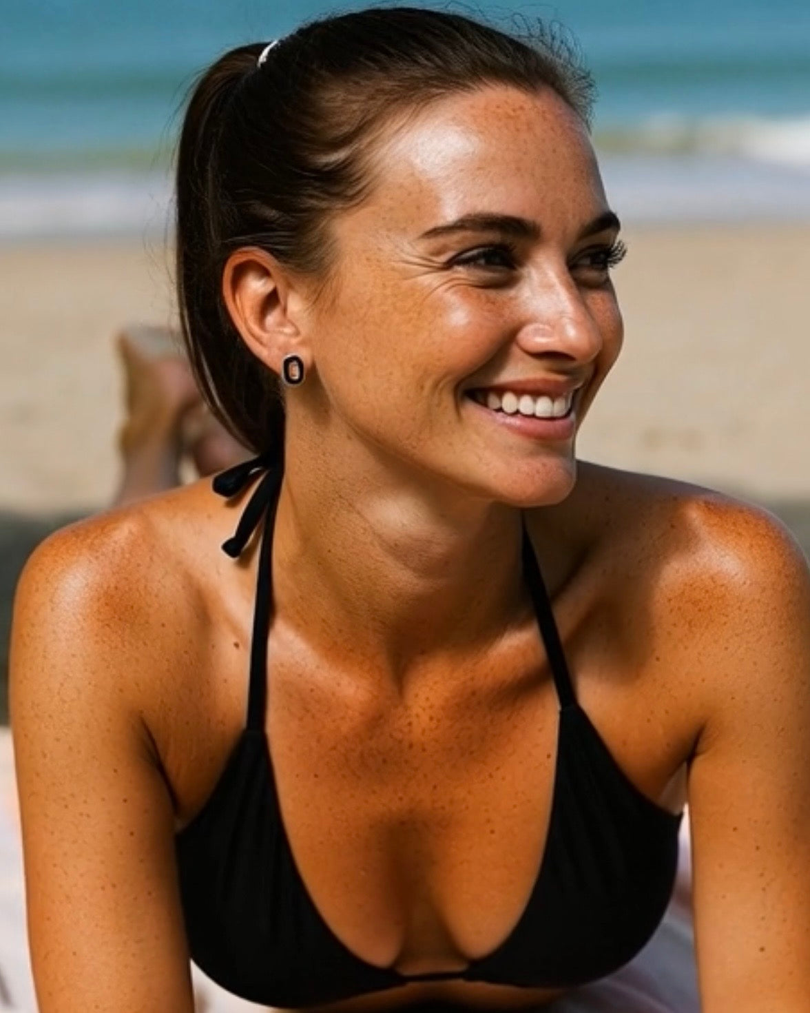 Boucles d'oreilles Héritage Onyx noir