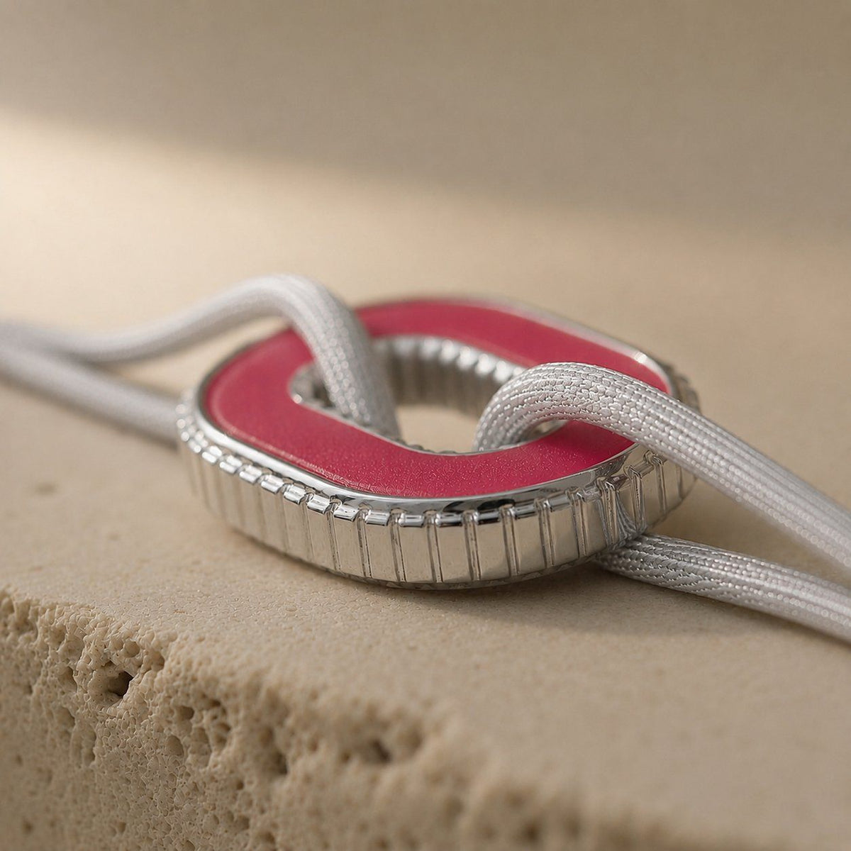 Pink Agate Heritage Bracelet, view 3