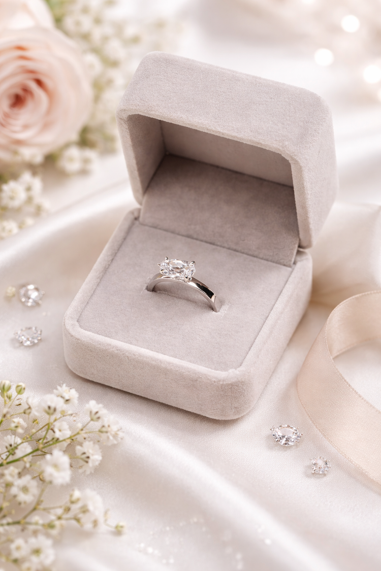 Bague de fiançailles sur mesure