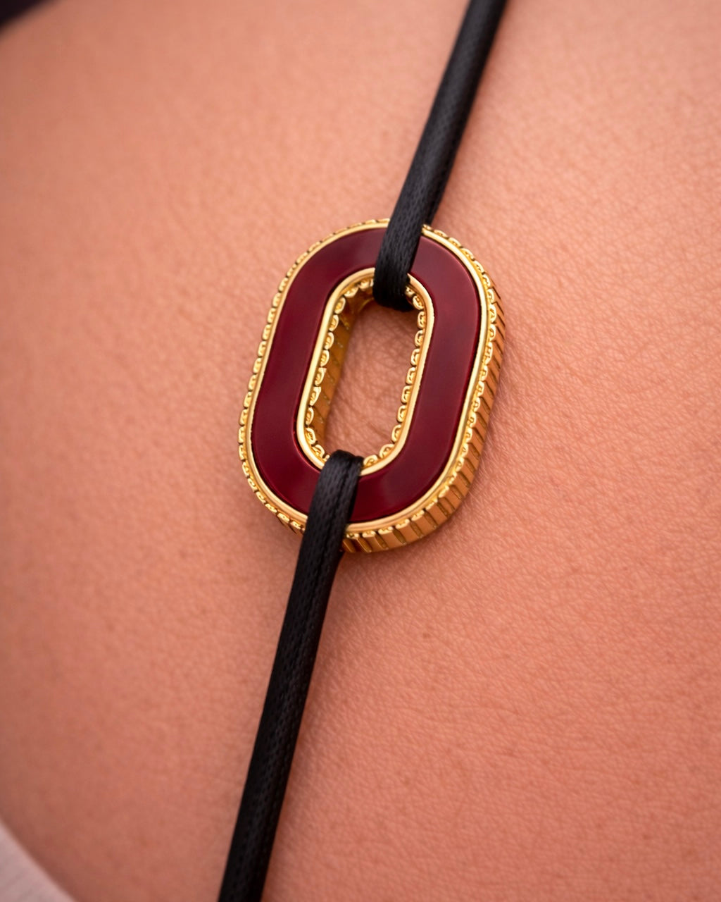 Bracelet Héritage Agate rouge