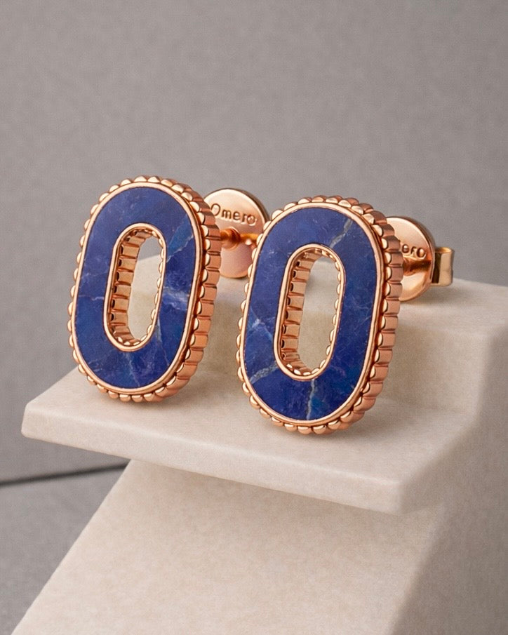 Boucles d'oreilles Héritage lapis lazuli