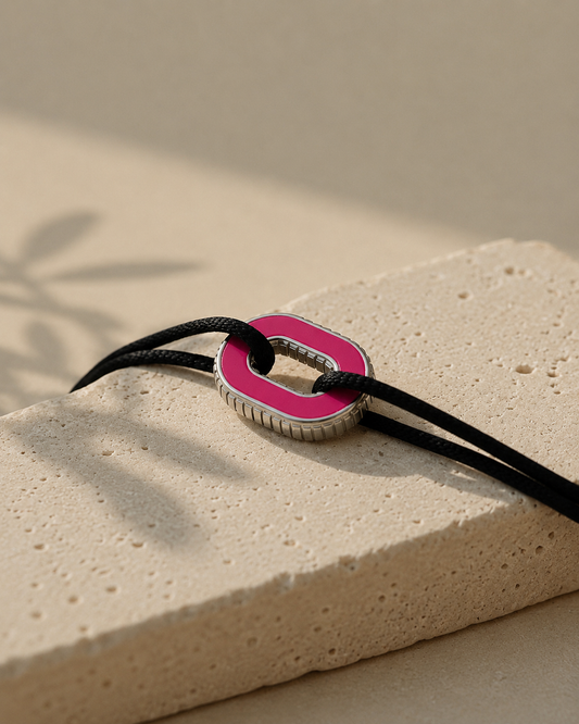 Pink Agate Heritage Bracelet