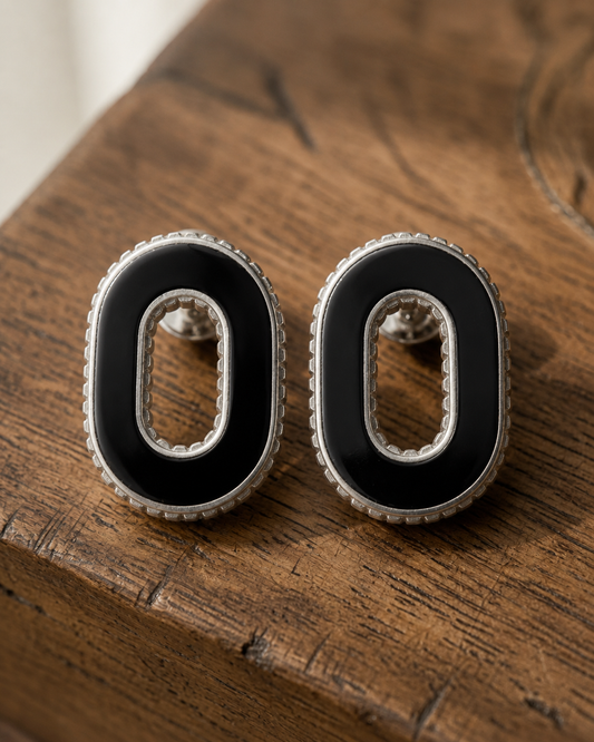 Black Onyx Heritage Earrings