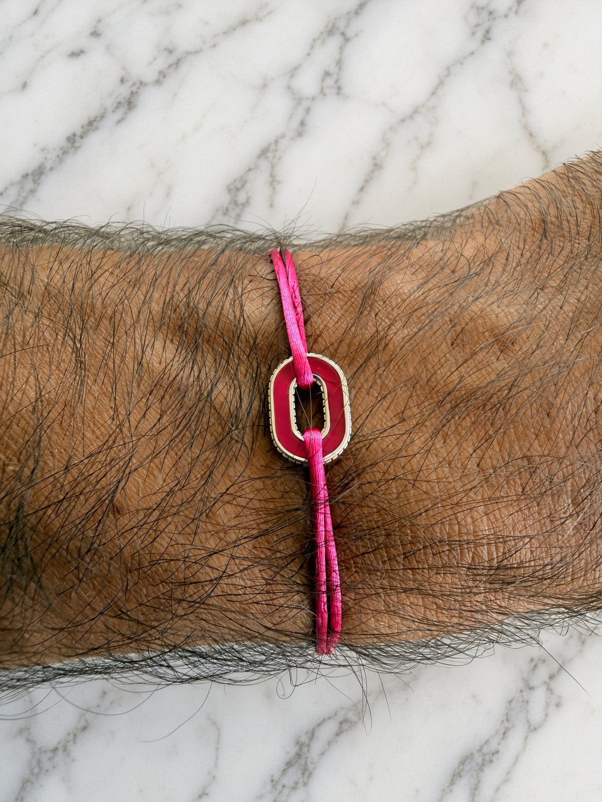 Pink Agate Heritage Bracelet, view 2