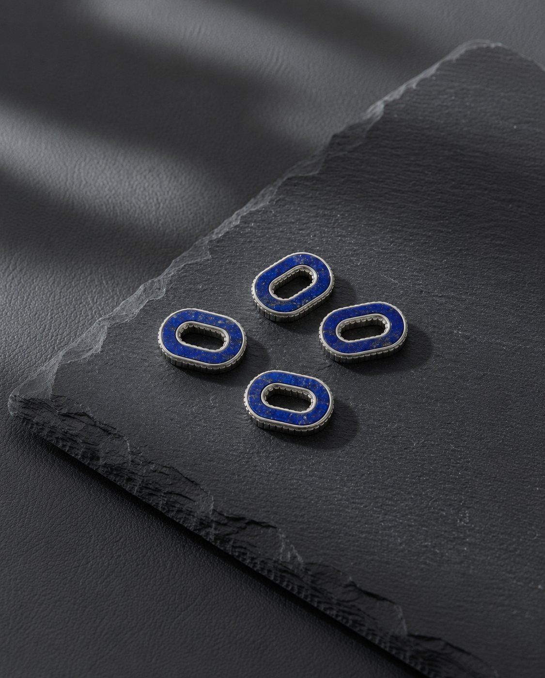 Boucles d'oreilles Héritage lapis lazuli, vue 2