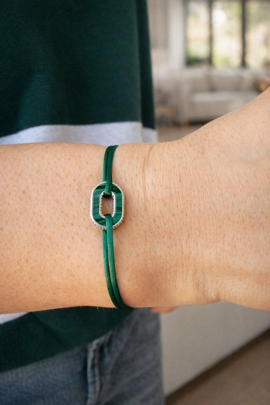 Bracelet Héritage Malachite, vue 2